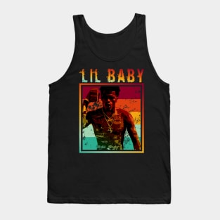 Lil baby || Retro poster || Rapper Tank Top